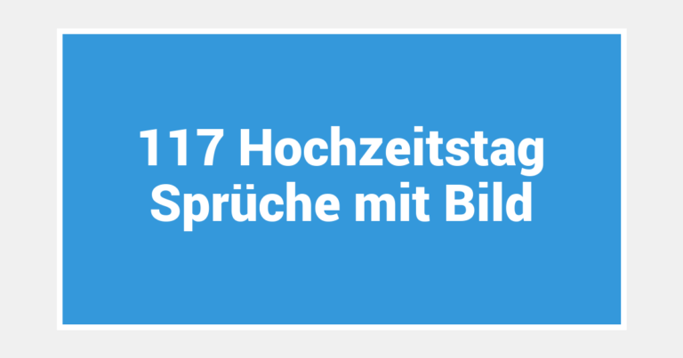 117 Hochzeitstag Sprüche mit Bild