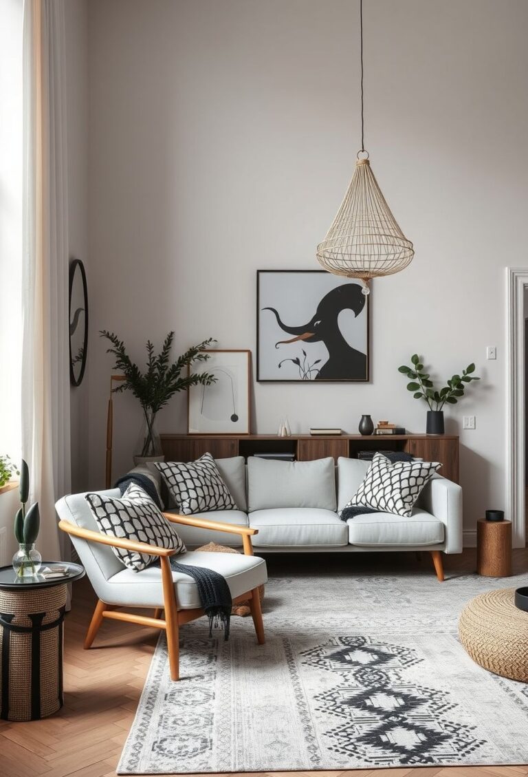 18 Boho Schwarz Weiß Kontrast Ideen